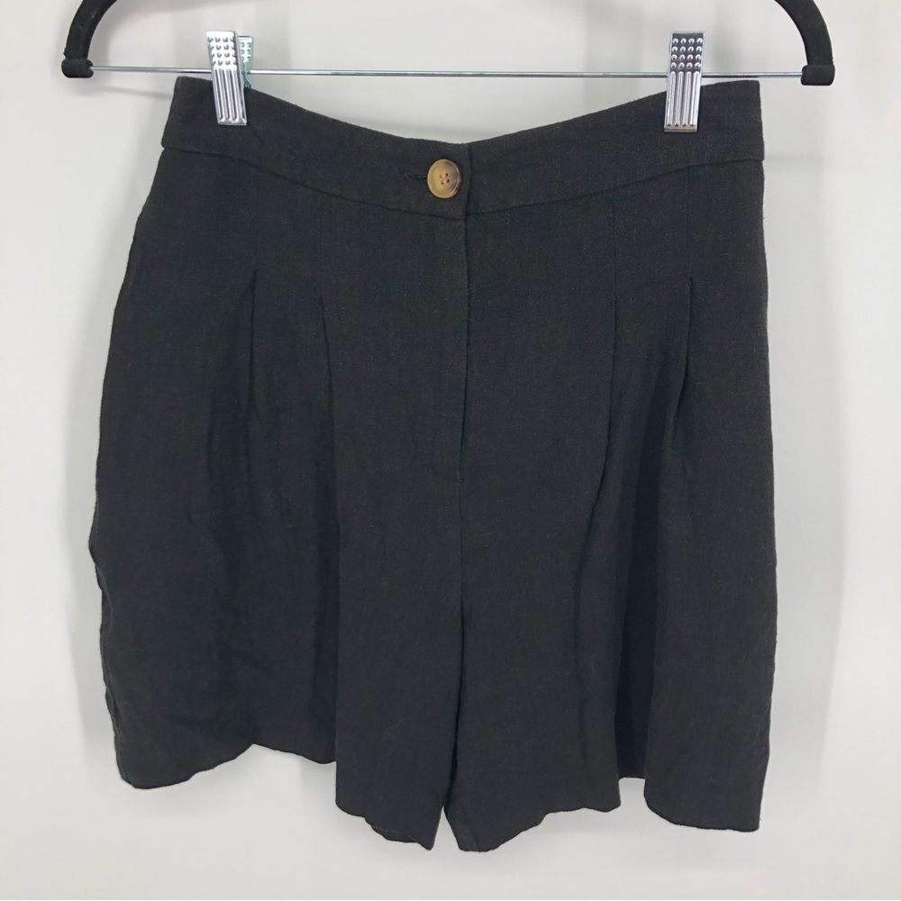 ASOS Design High Rise‎ Shorts Womens 4 Black